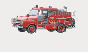 作品No025『ポンプ消防車』 | 松本光正公式サイト