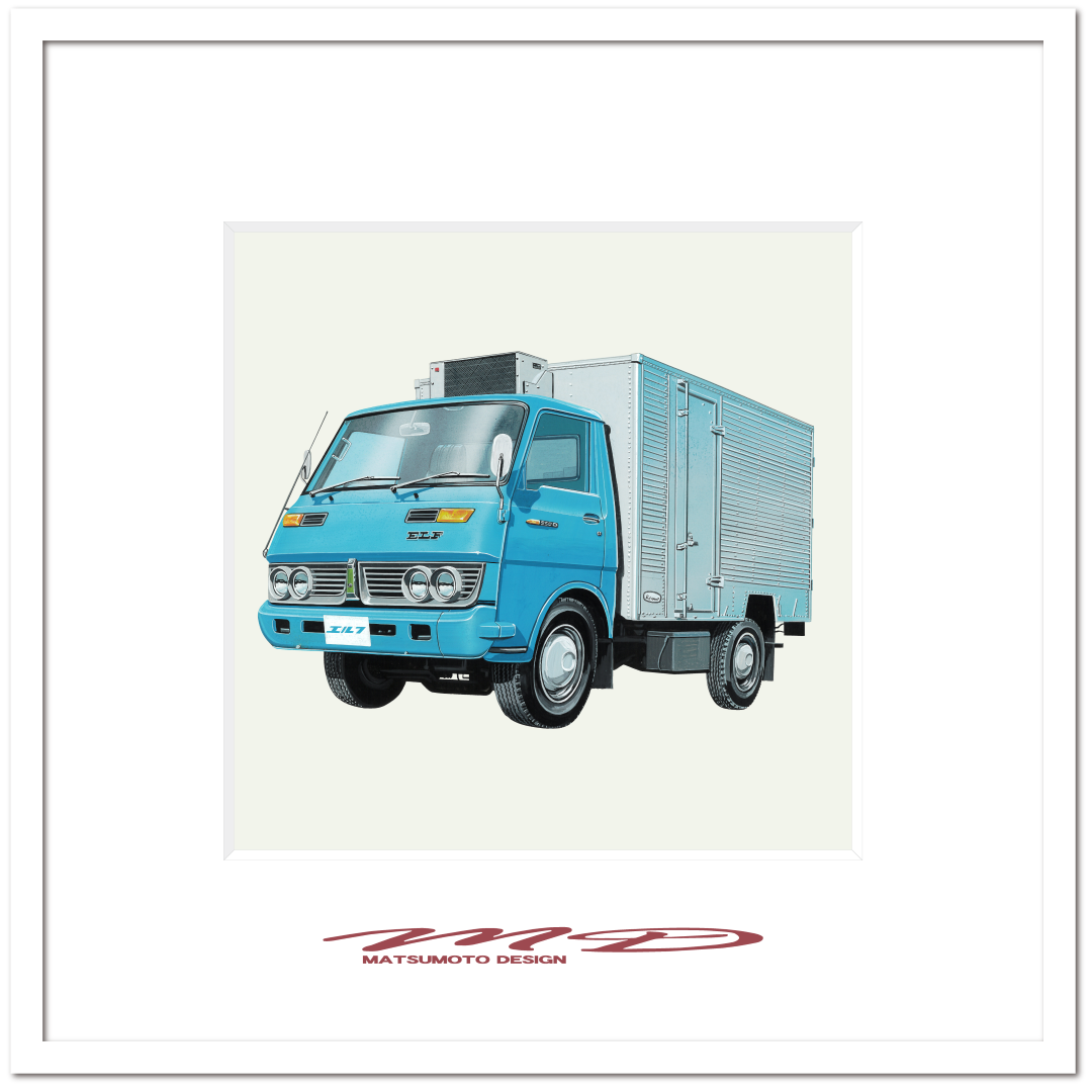 作品No.070『いすずエルフ冷凍車』