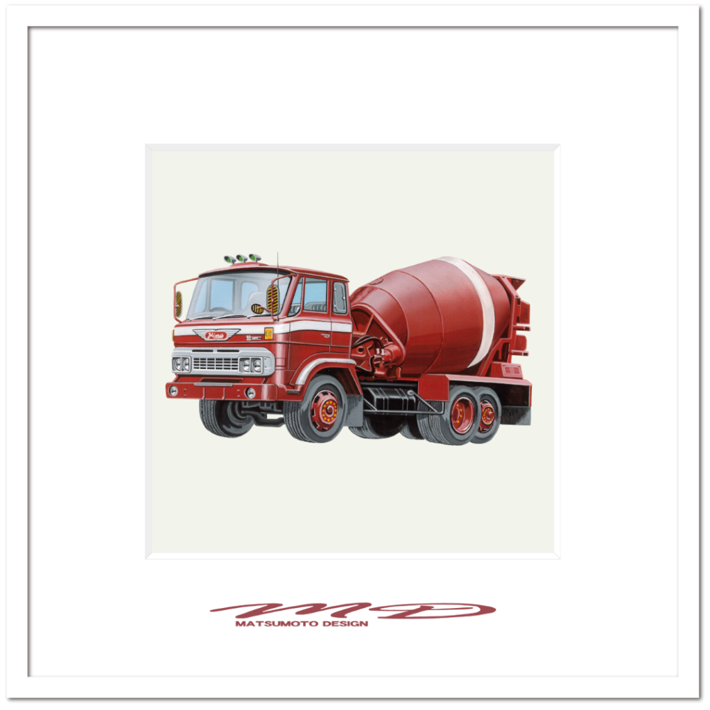 作品No.036『日野ミキサーカー』