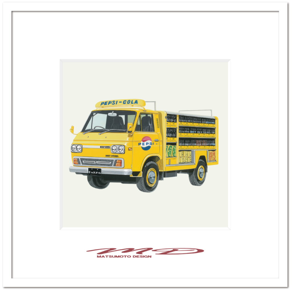 作品No.063『日産キャブオールルートトラック（イエロー）』